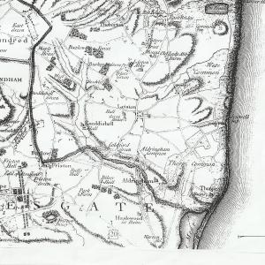 1783 Walberswick to Thorpeness Map 1